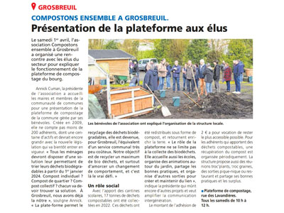 Paru dans la presse Journal des Sables