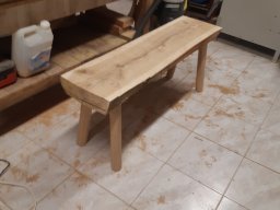 Les bancs artisanaux de Jean-Luc